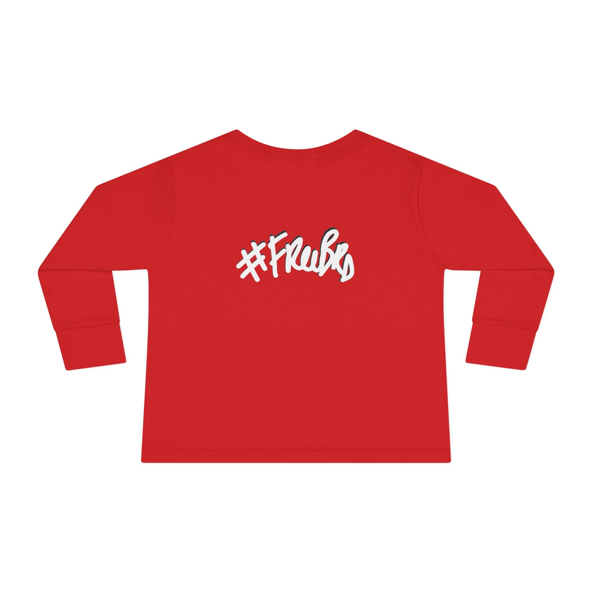 Toddler Long Sleeve Tee with Playful Rocket Graphic Design