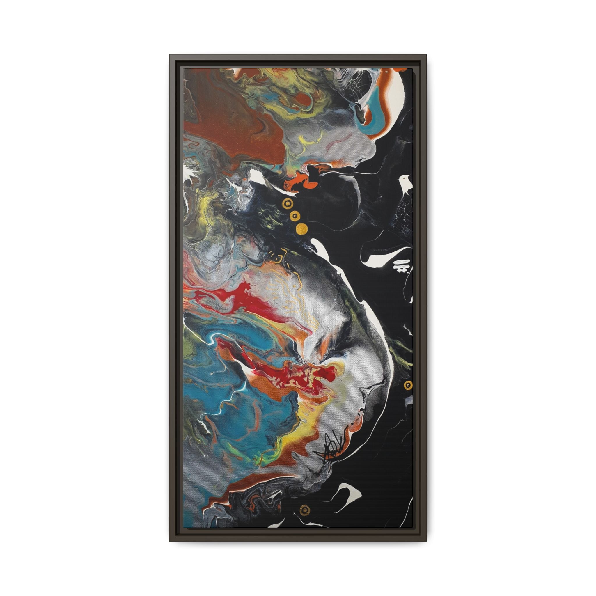 Silver Bird Modern Abstract Canvas Wall Art Decor