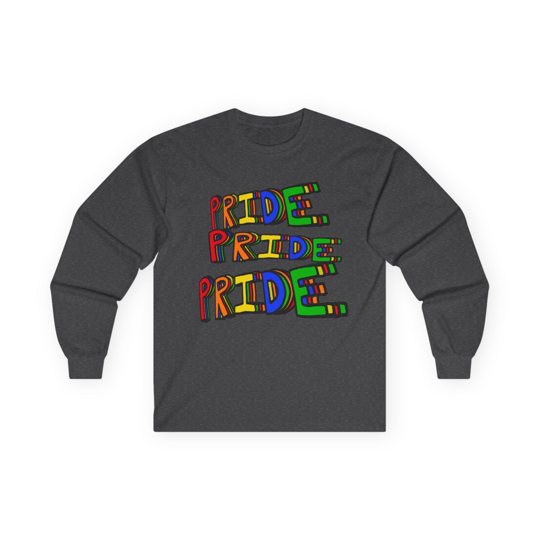 Pride Rainbow Graphic Long Sleeve Tee