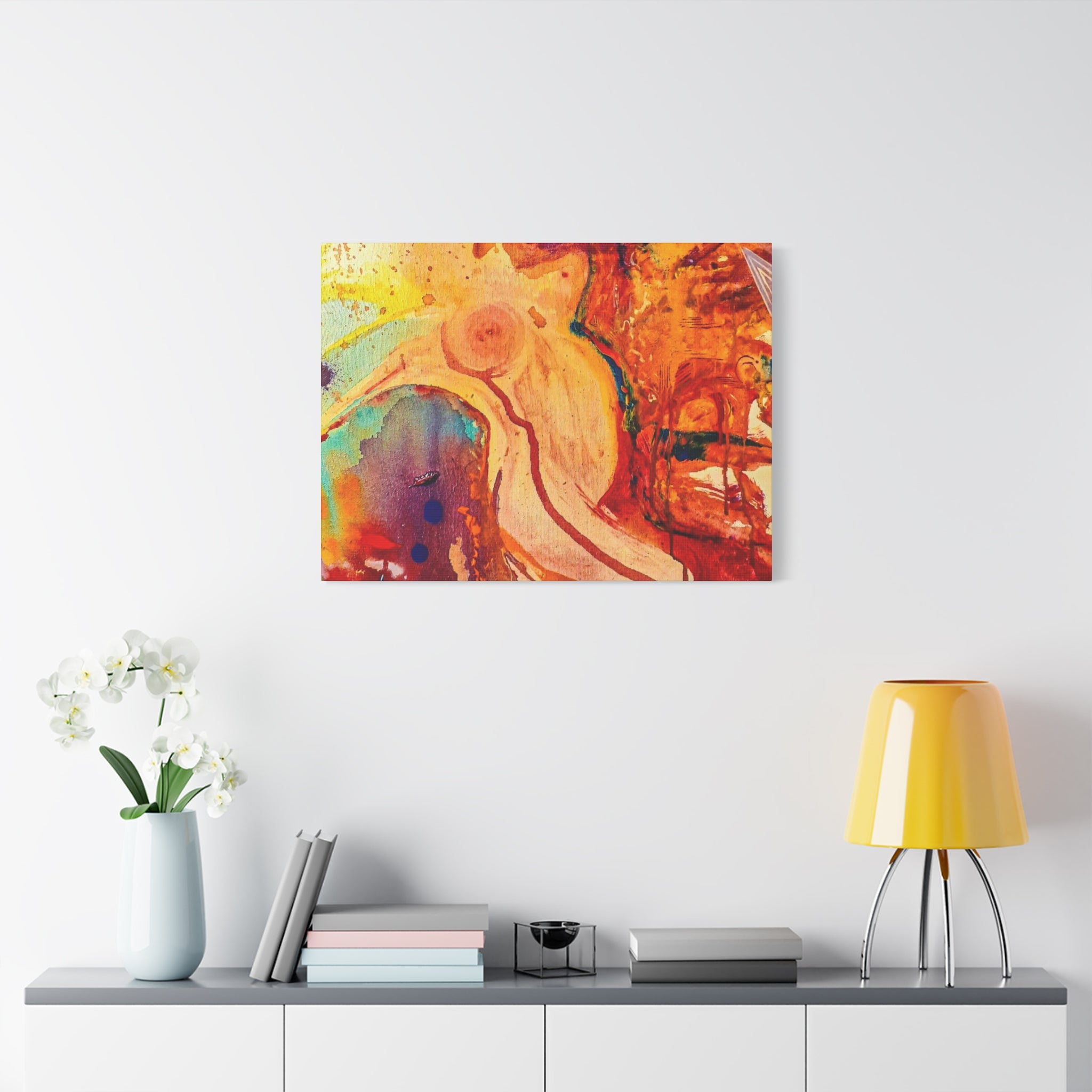 "WWW" Contemporary Abstract Nude Gesture Wall Art