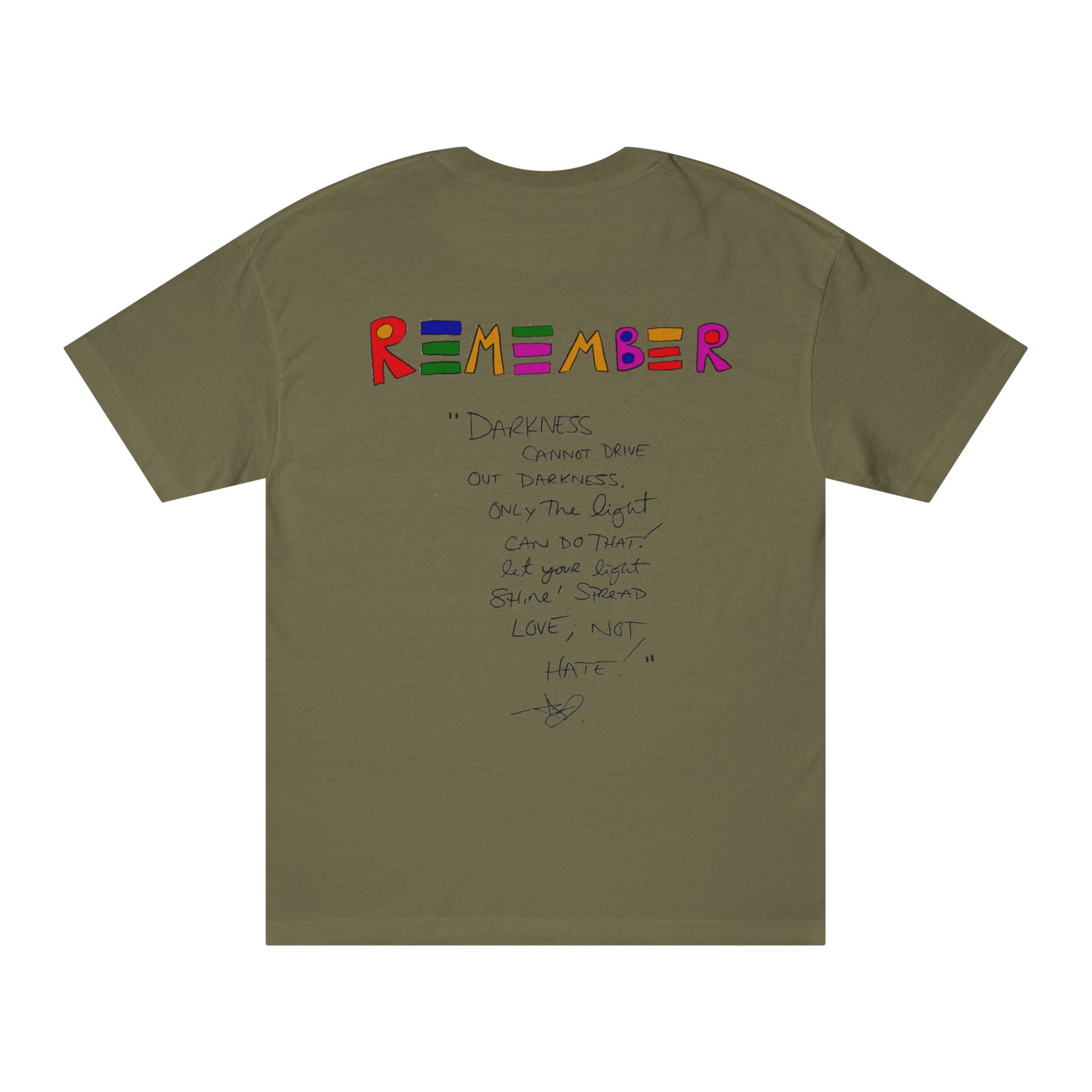 Spread Love Daily Positive Message Tee, Casual Everyday Apparel