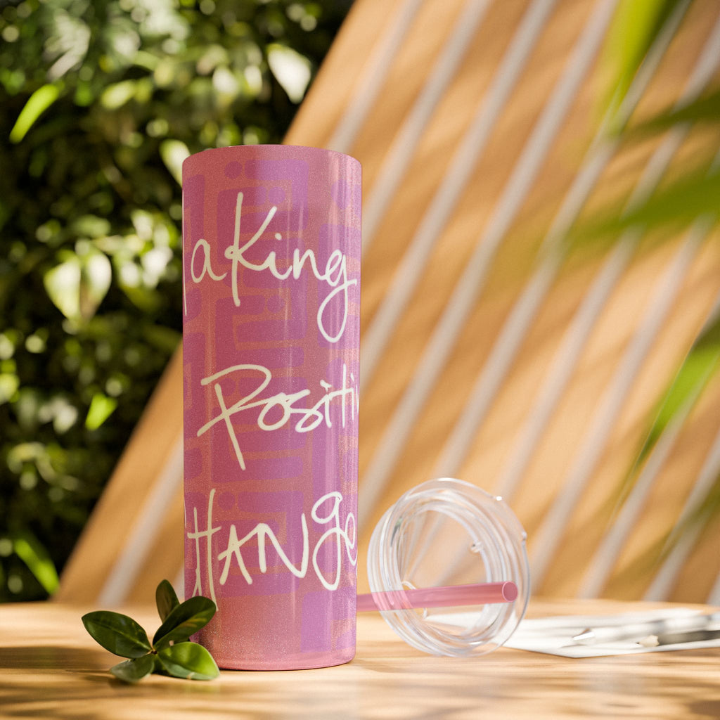 Skinny Tumbler with Straw — Making Positive Changes