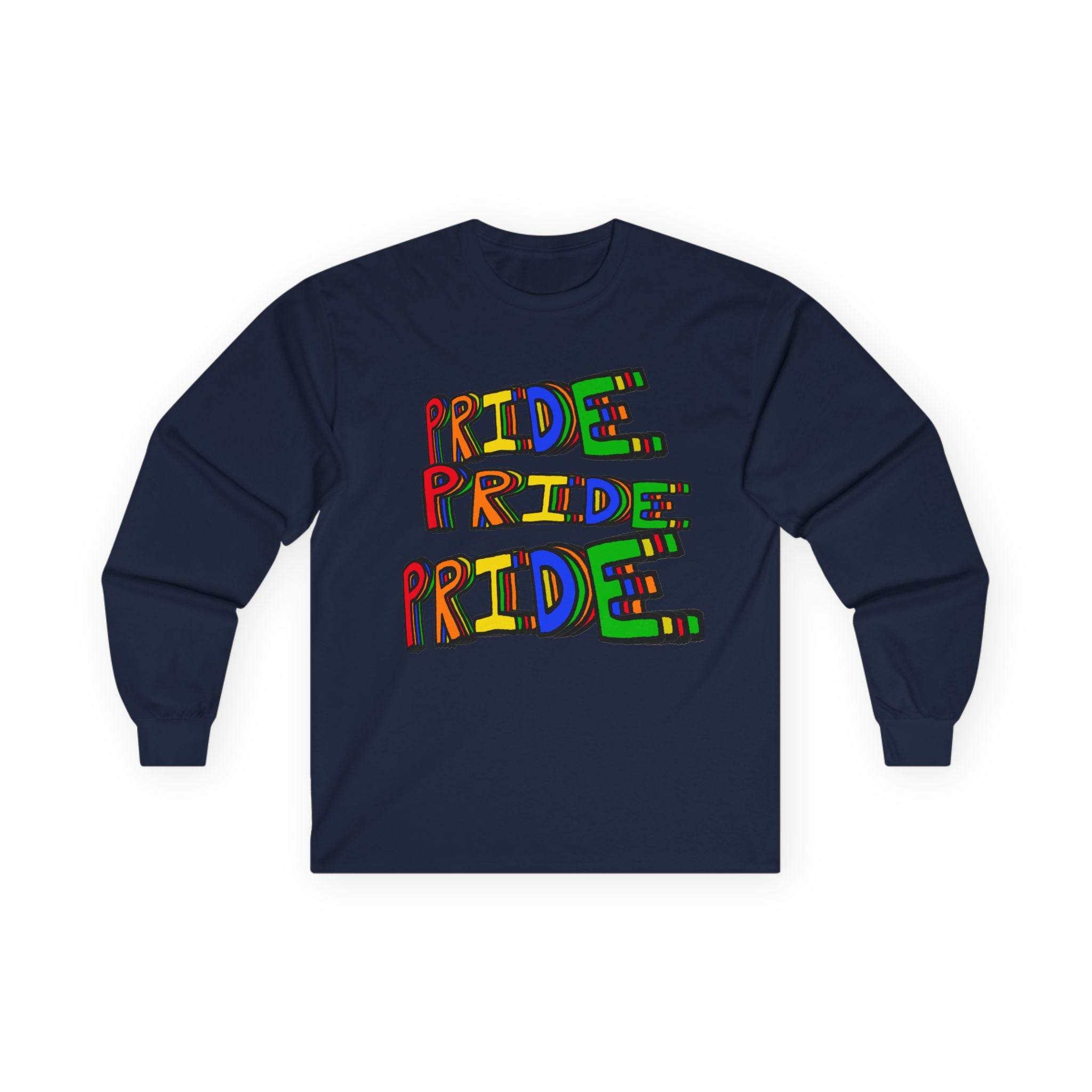 Pride Rainbow Graphic Long Sleeve Tee