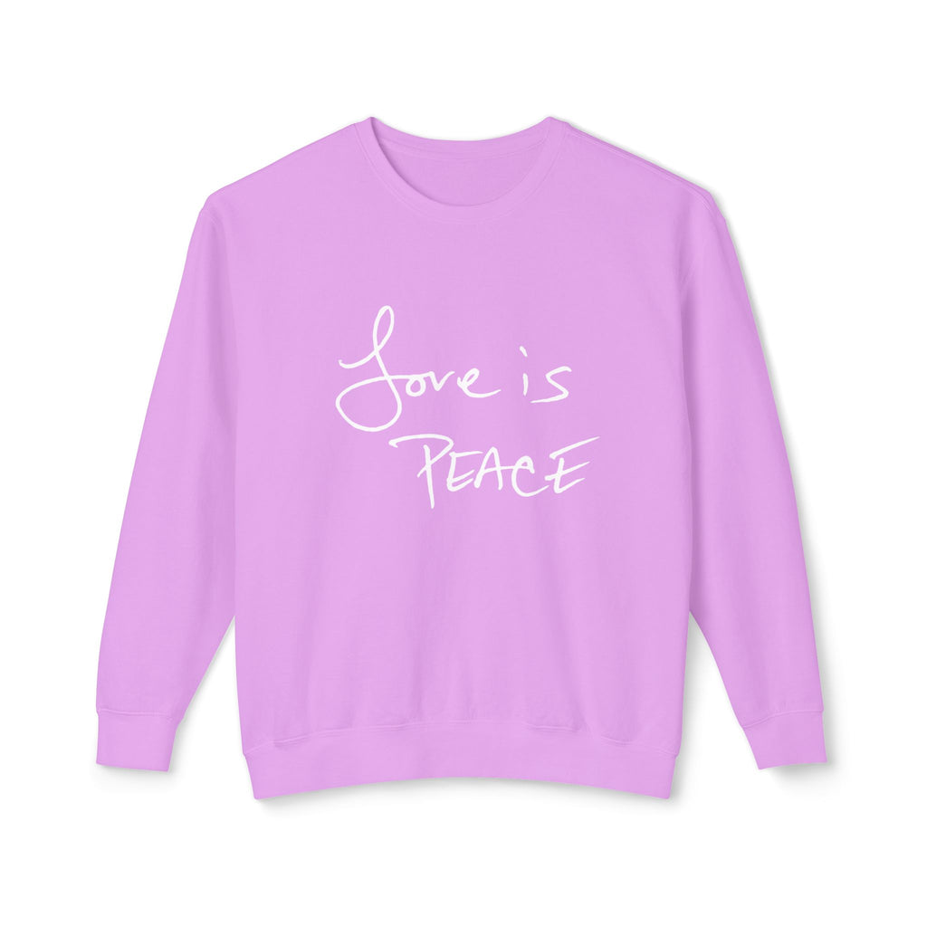 Love is Peace Activewear Crewneck Pullover Sweatshirt