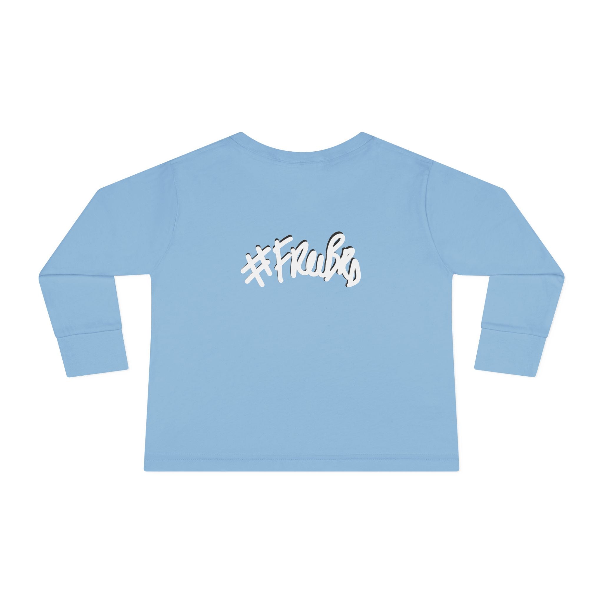 Toddler Long Sleeve Tee with Playful Rocket Graphic Design