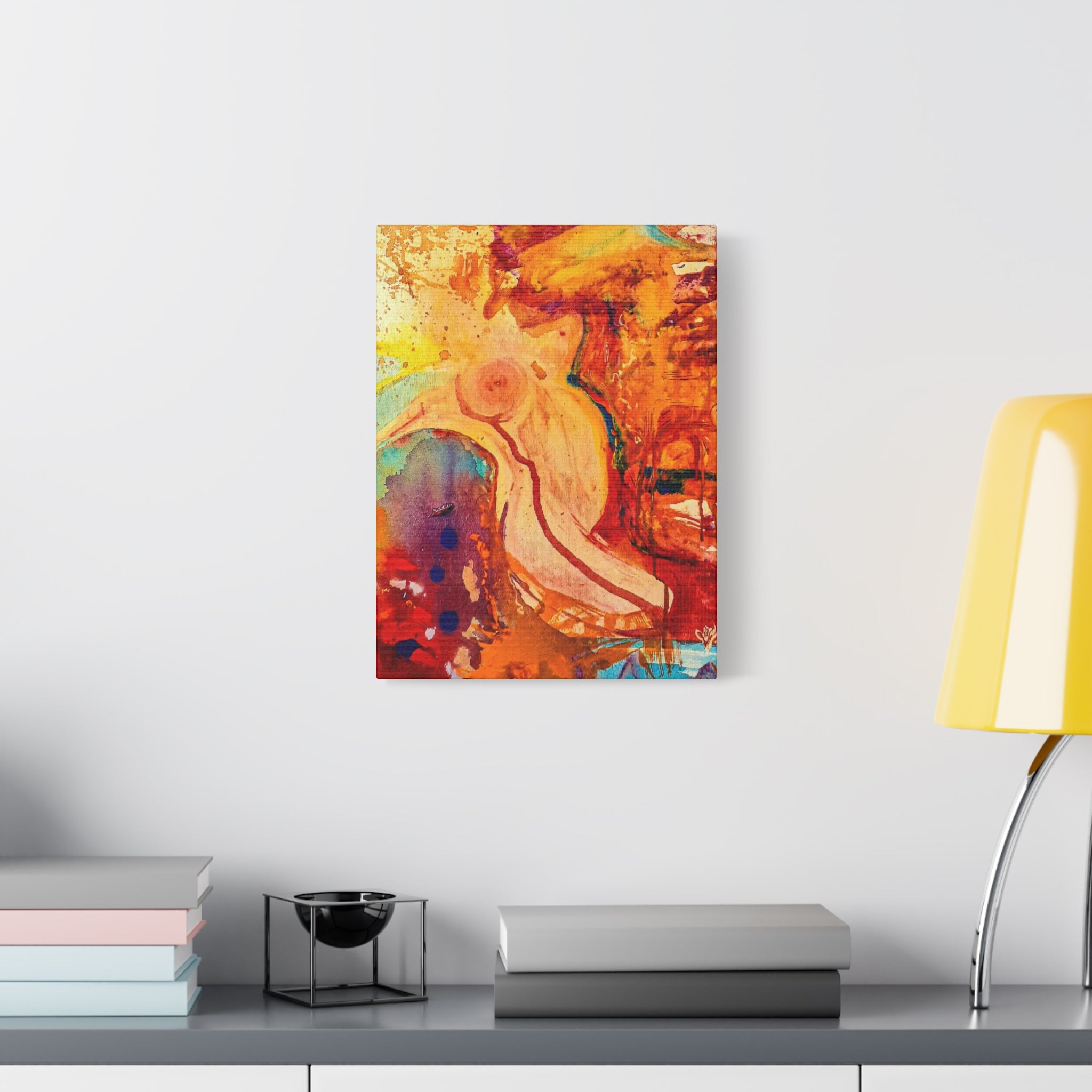 "WWW" Contemporary Abstract Nude Gesture Wall Art