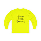 Human Rights Defender Long Sleeve Tee