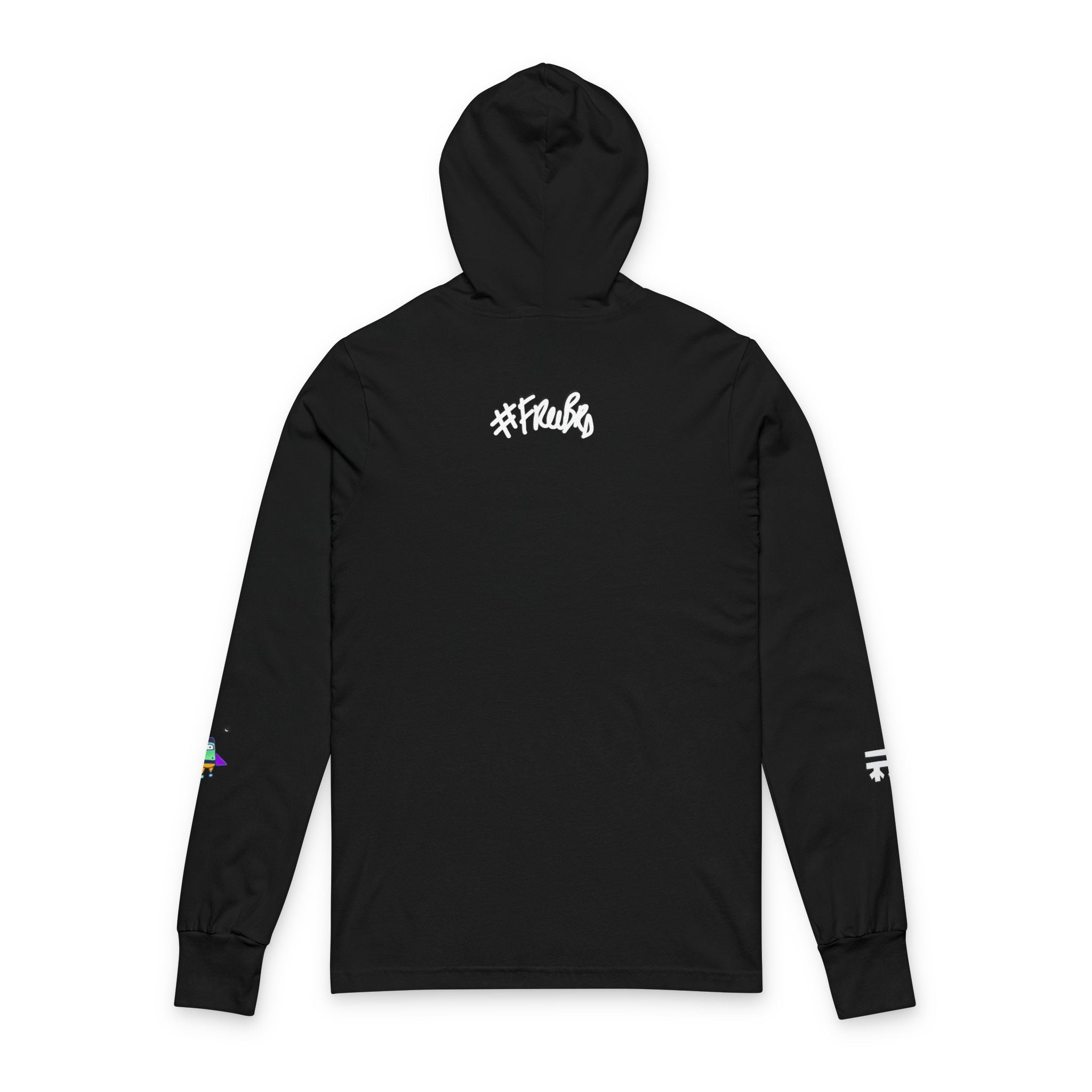 Outer Space Graphic Long Sleeve,  Hooded Active Streetwear