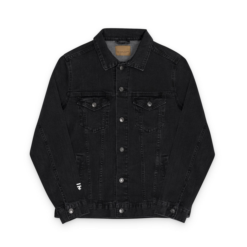 Graphic Logo Embroidered Denim Jacket Casual Street Style