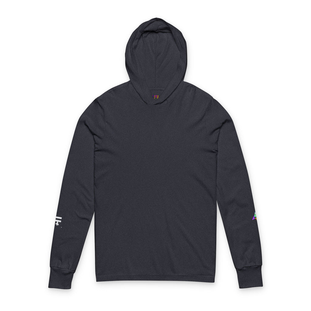 Outer Space Graphic Long Sleeve,  Hooded Active Streetwear