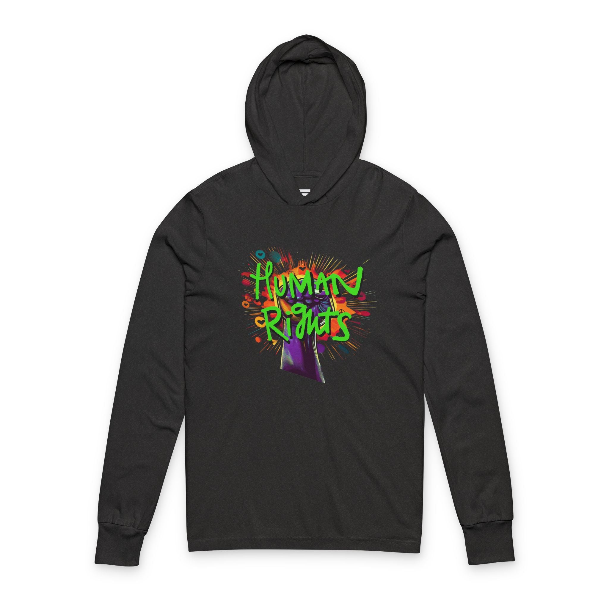 Human Rights Graffiti Hooded Tee
