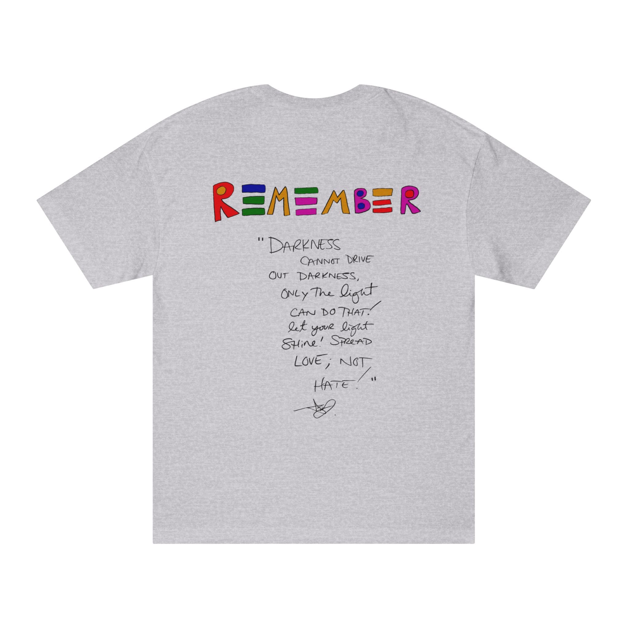 Spread Love Daily Positive Message Tee, Casual Everyday Apparel