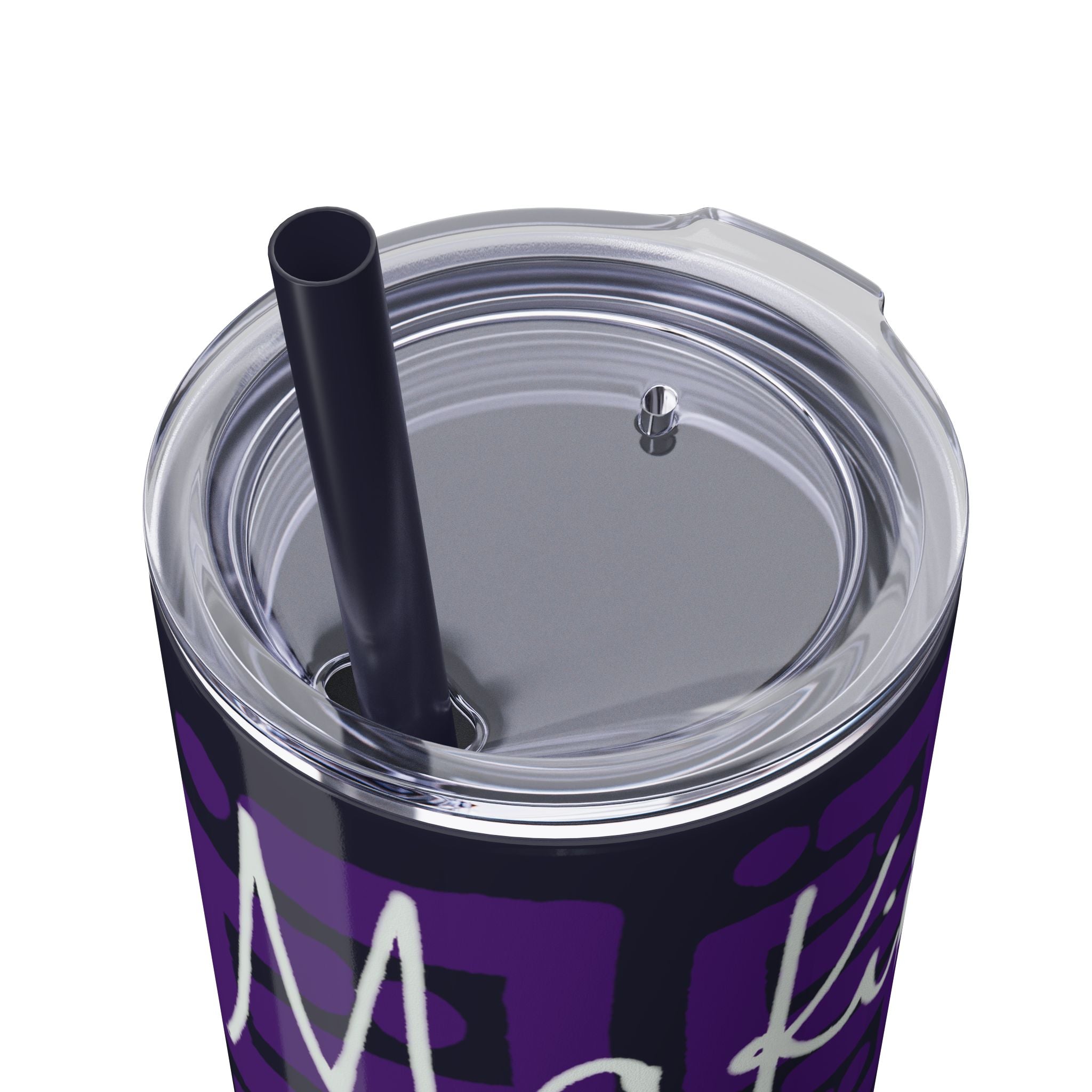 Skinny Tumbler with Straw — Making Positive Changes