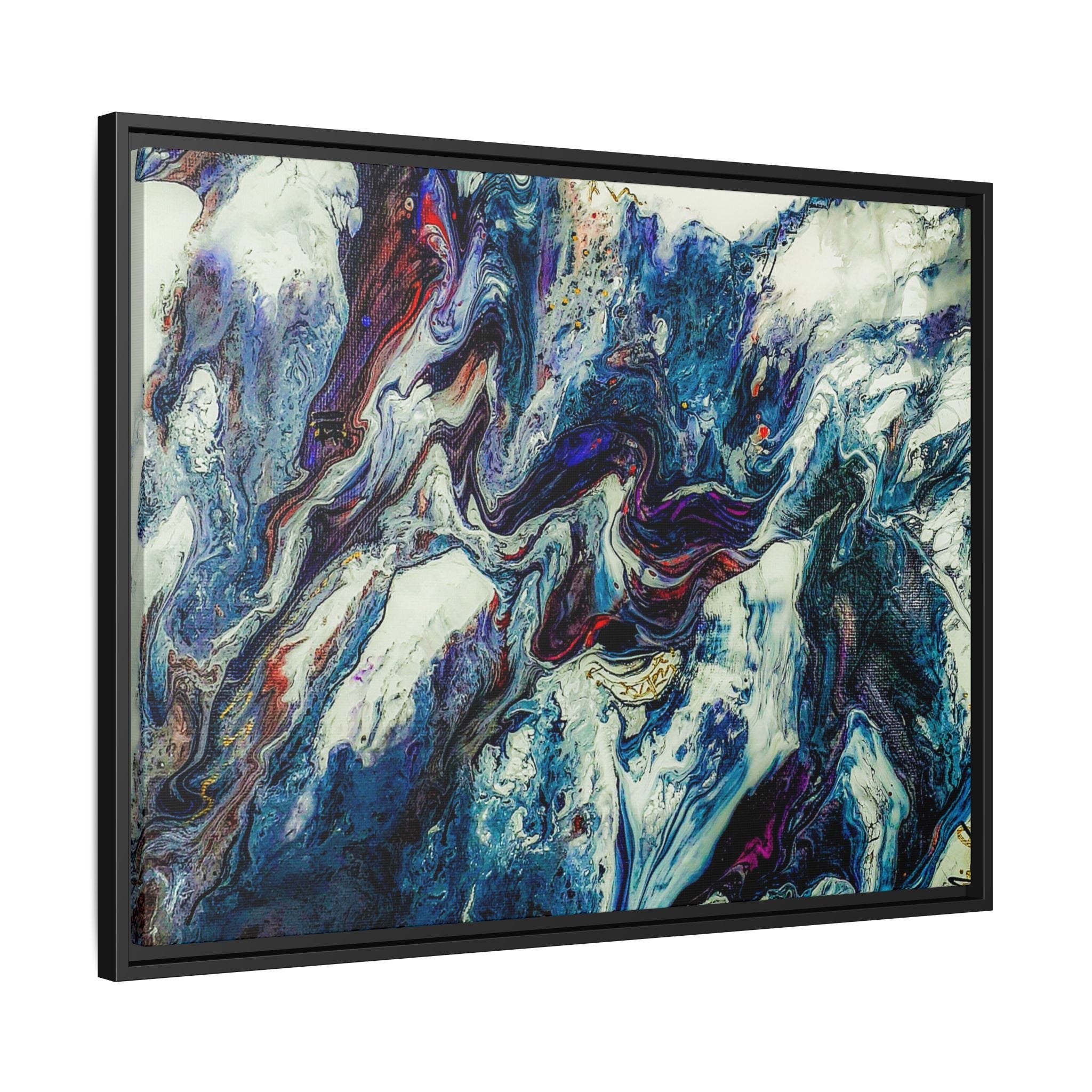Contemporary Abstract Framed Wall Art Decor