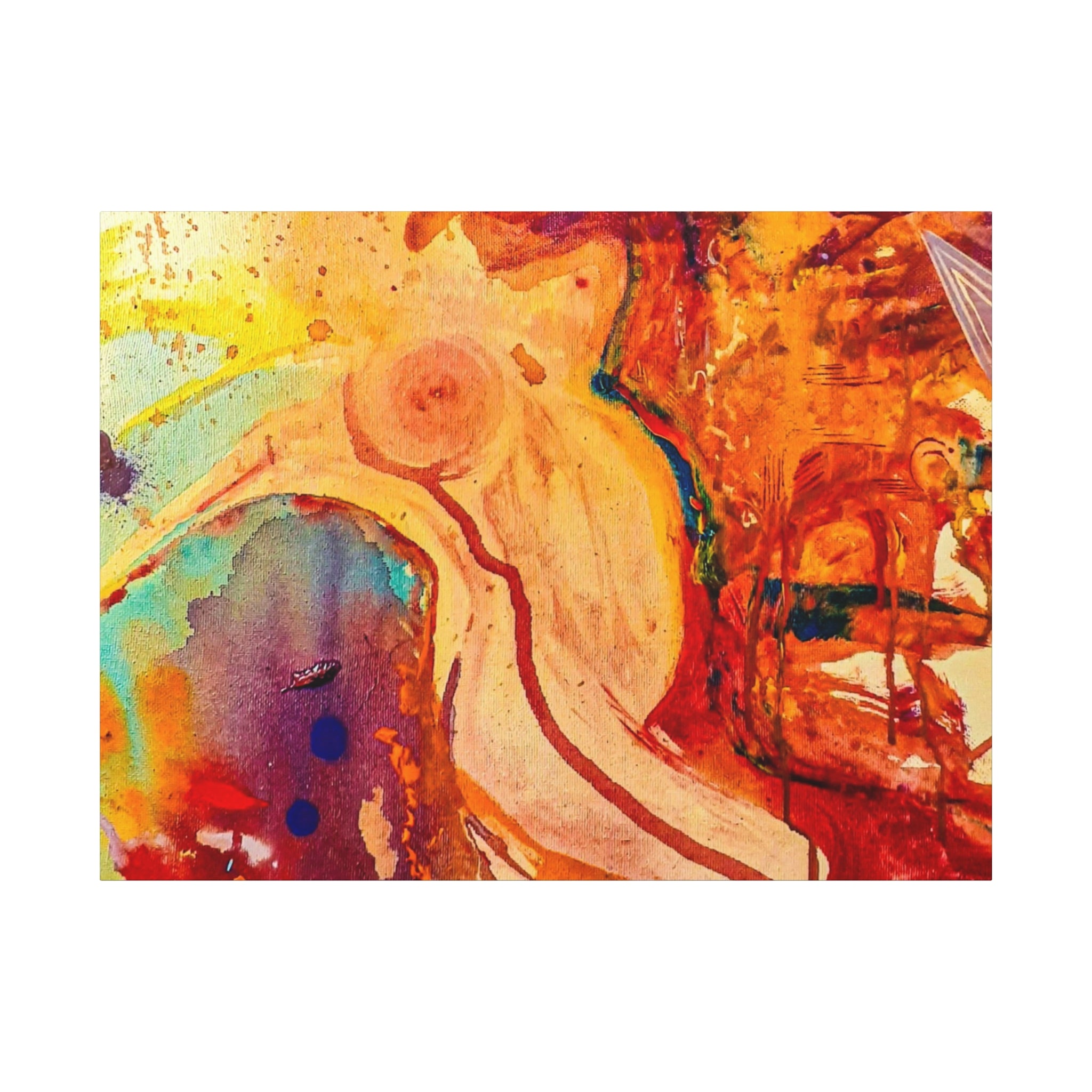 "WWW" Contemporary Abstract Nude Gesture Wall Art