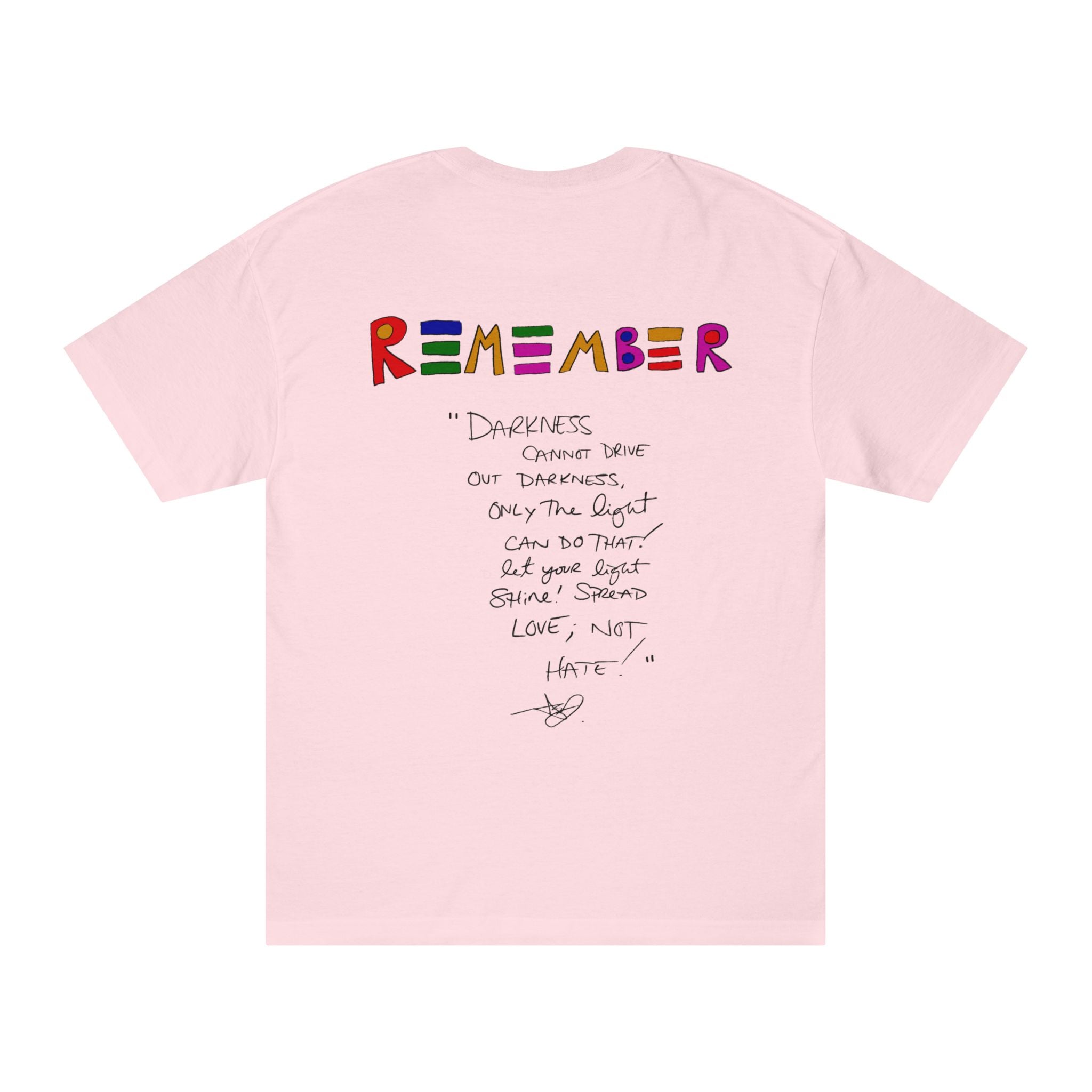 Spread Love Daily Positive Message Tee, Casual Everyday Apparel