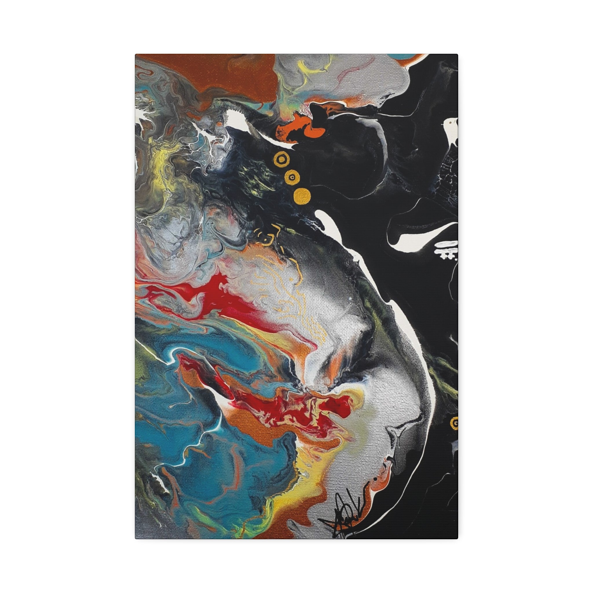 "Silver Bird" Modern Abstract Canvas Art Wall Decor