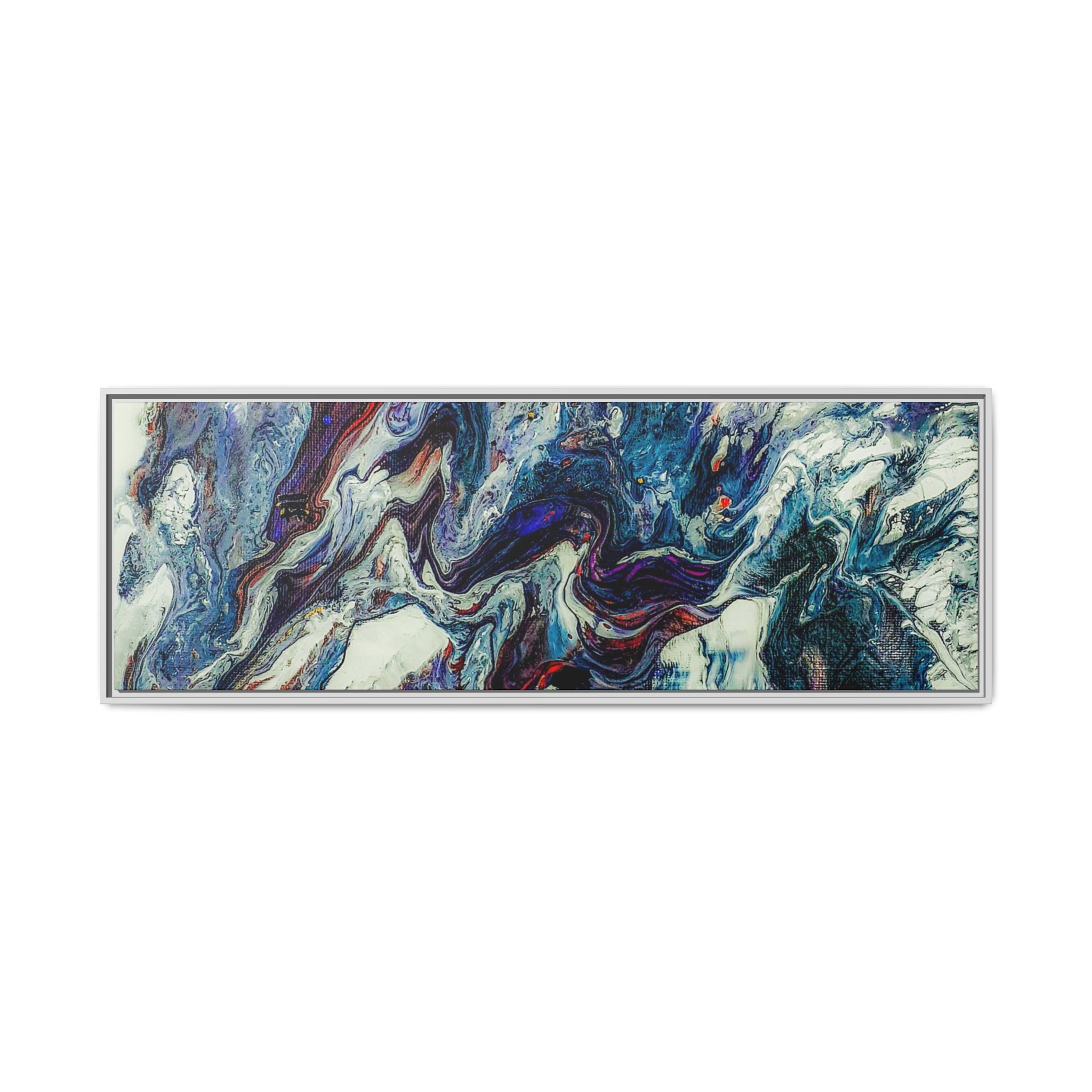 Contemporary Abstract Framed Wall Art Decor