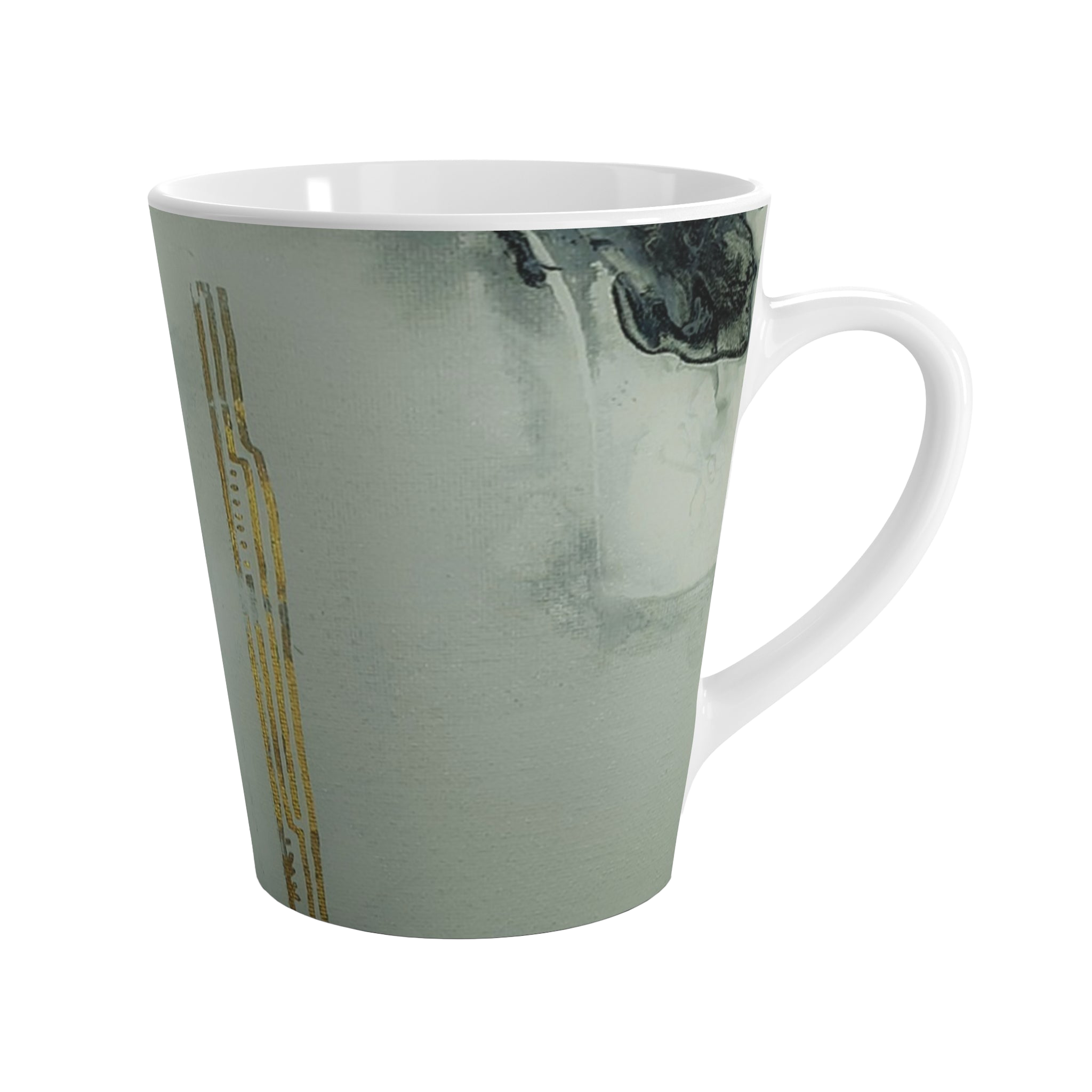 Abstract Marble Ceramic Latte Mug