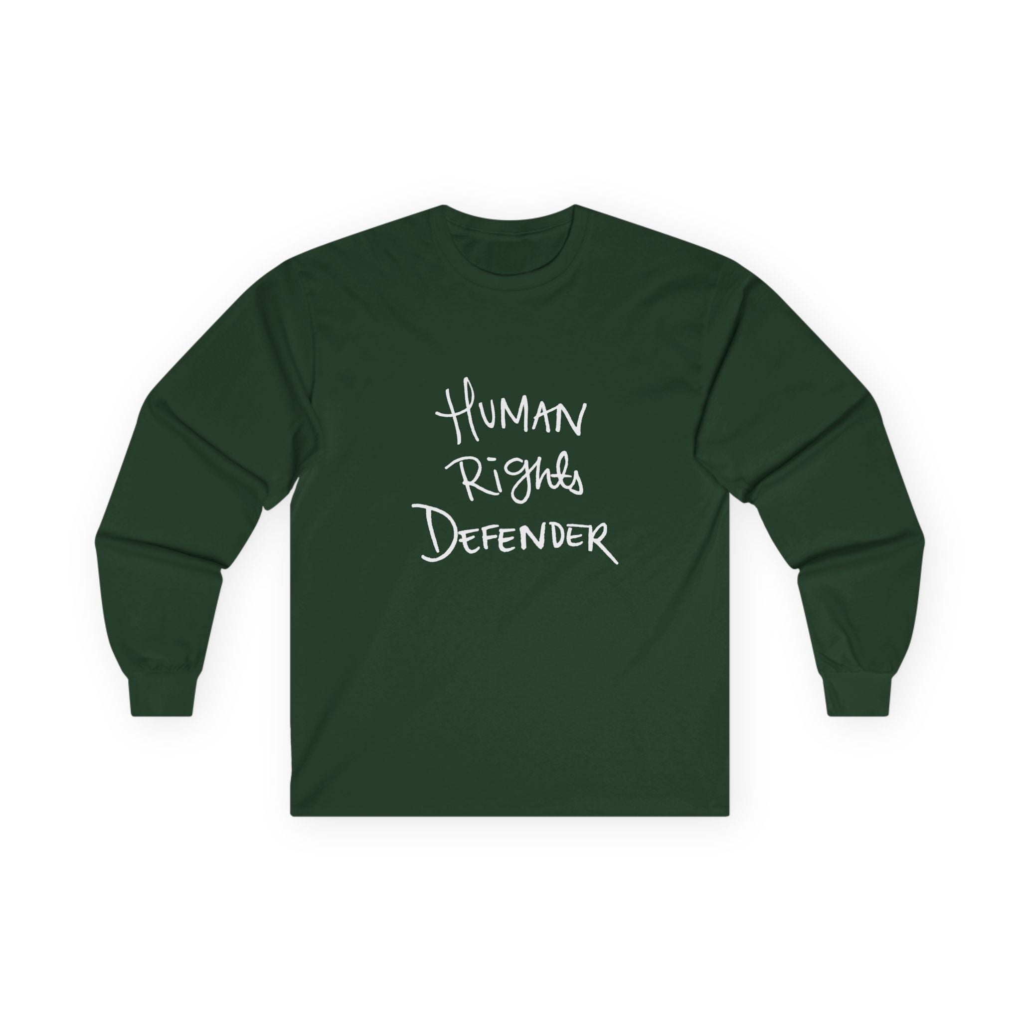 Human Rights Defender Long Sleeve Tee