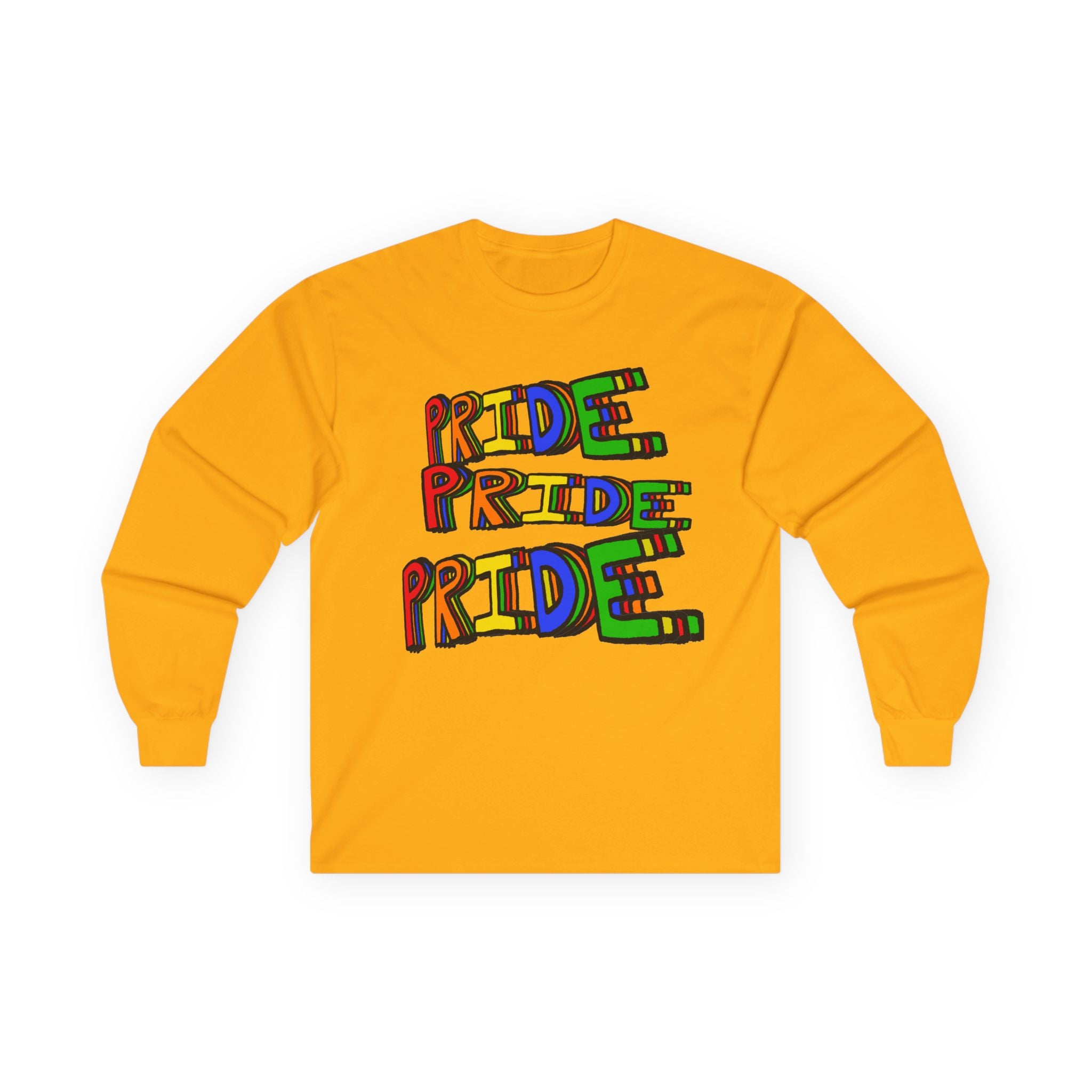 Pride Rainbow Graphic Long Sleeve Tee