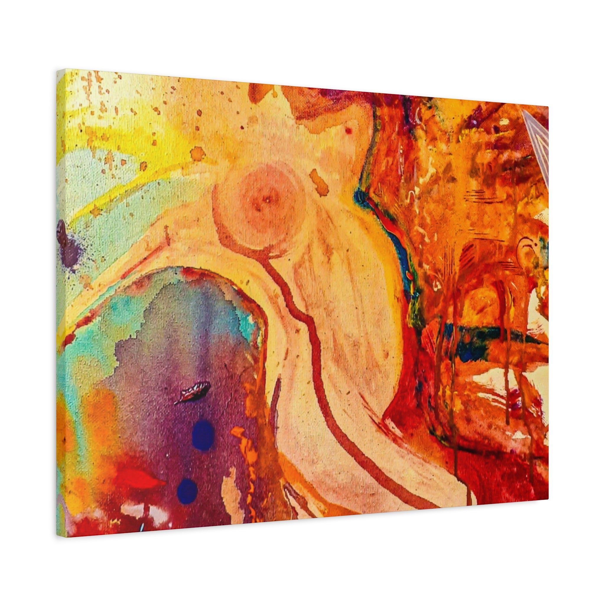 "WWW" Contemporary Abstract Nude Gesture Wall Art