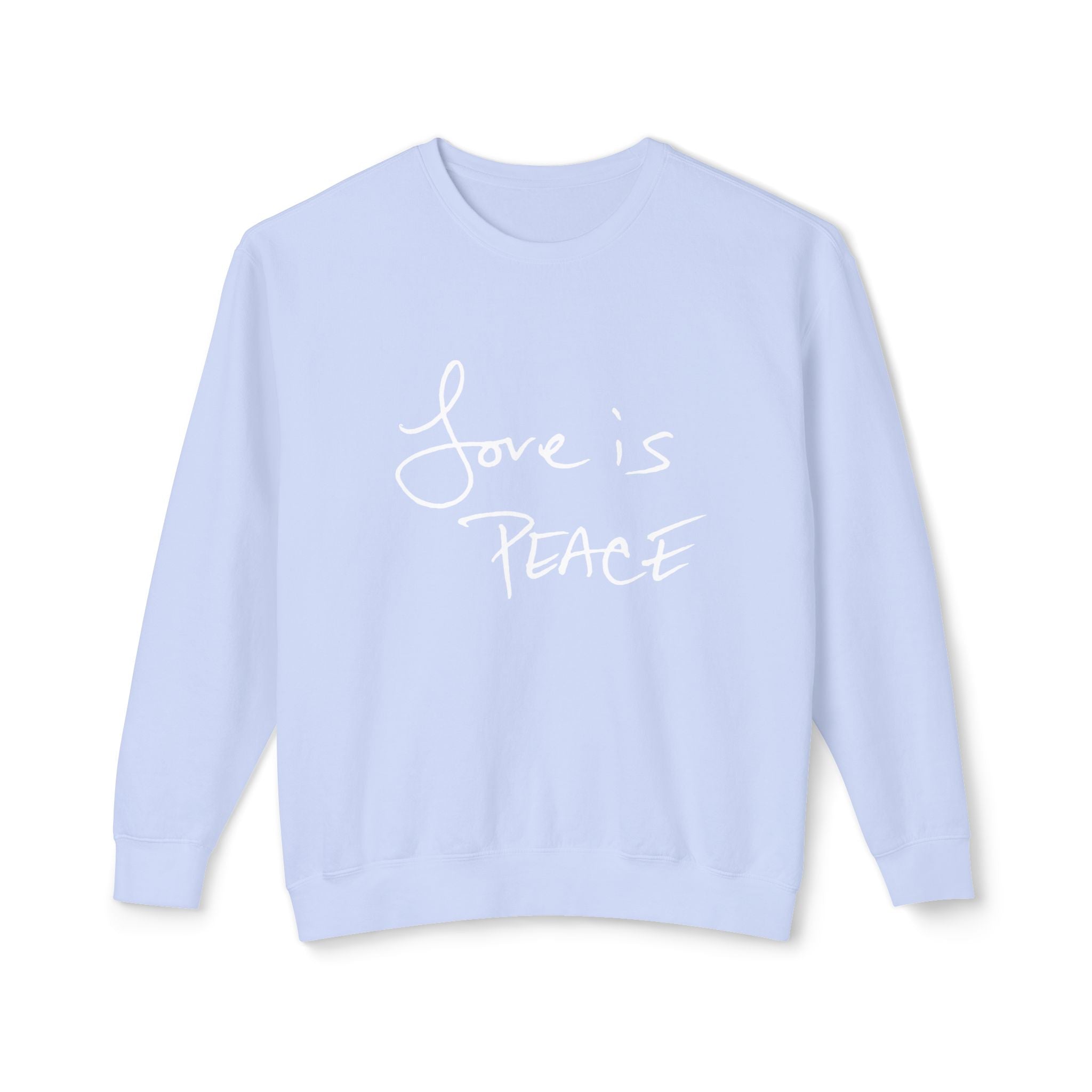 Love is Peace Activewear Crewneck Pullover Sweatshirt