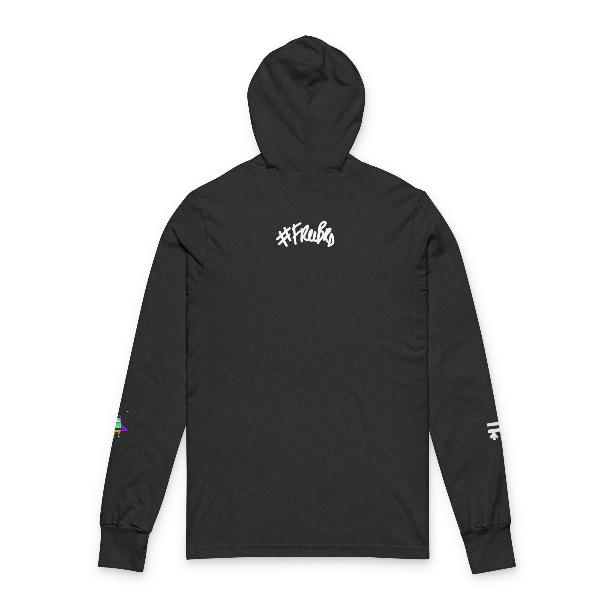 Outer Space Graphic Long Sleeve,  Hooded Active Streetwear