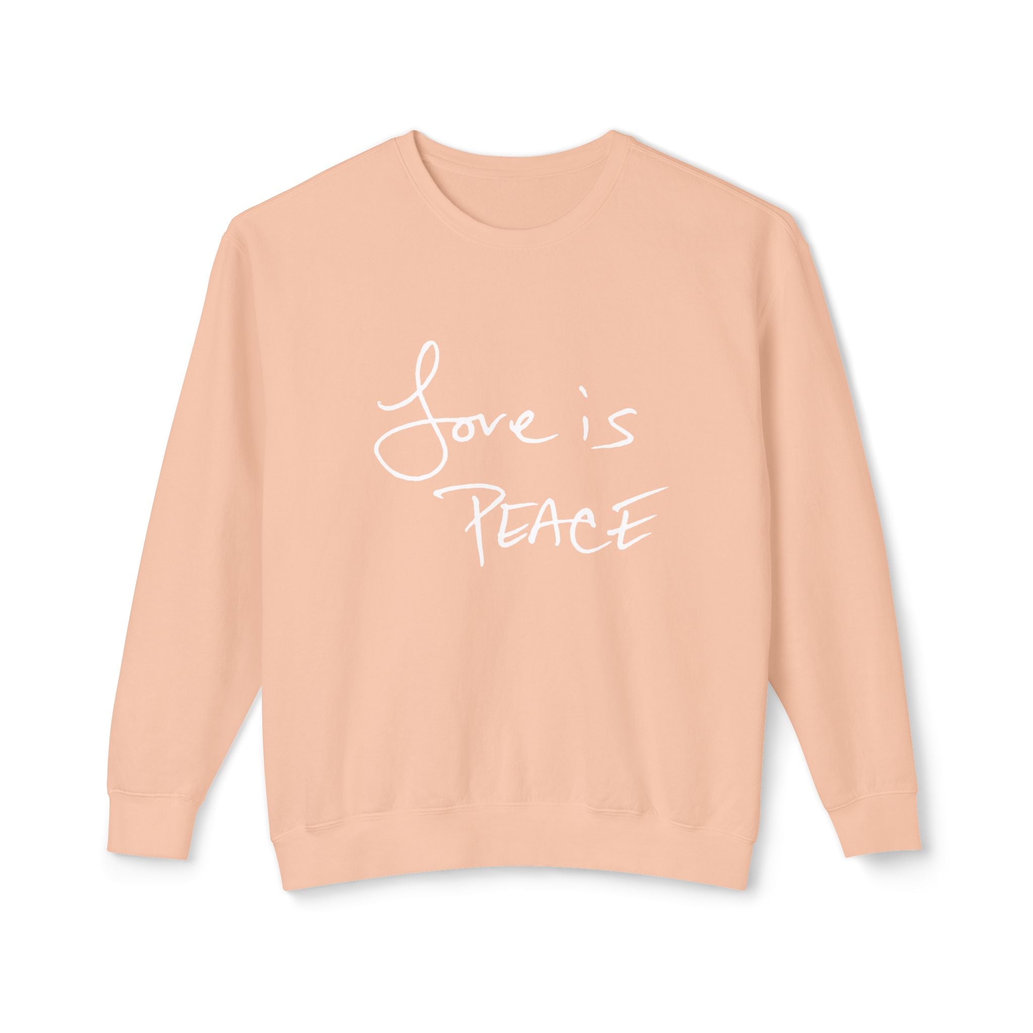 Love is Peace Activewear Crewneck Pullover Sweatshirt