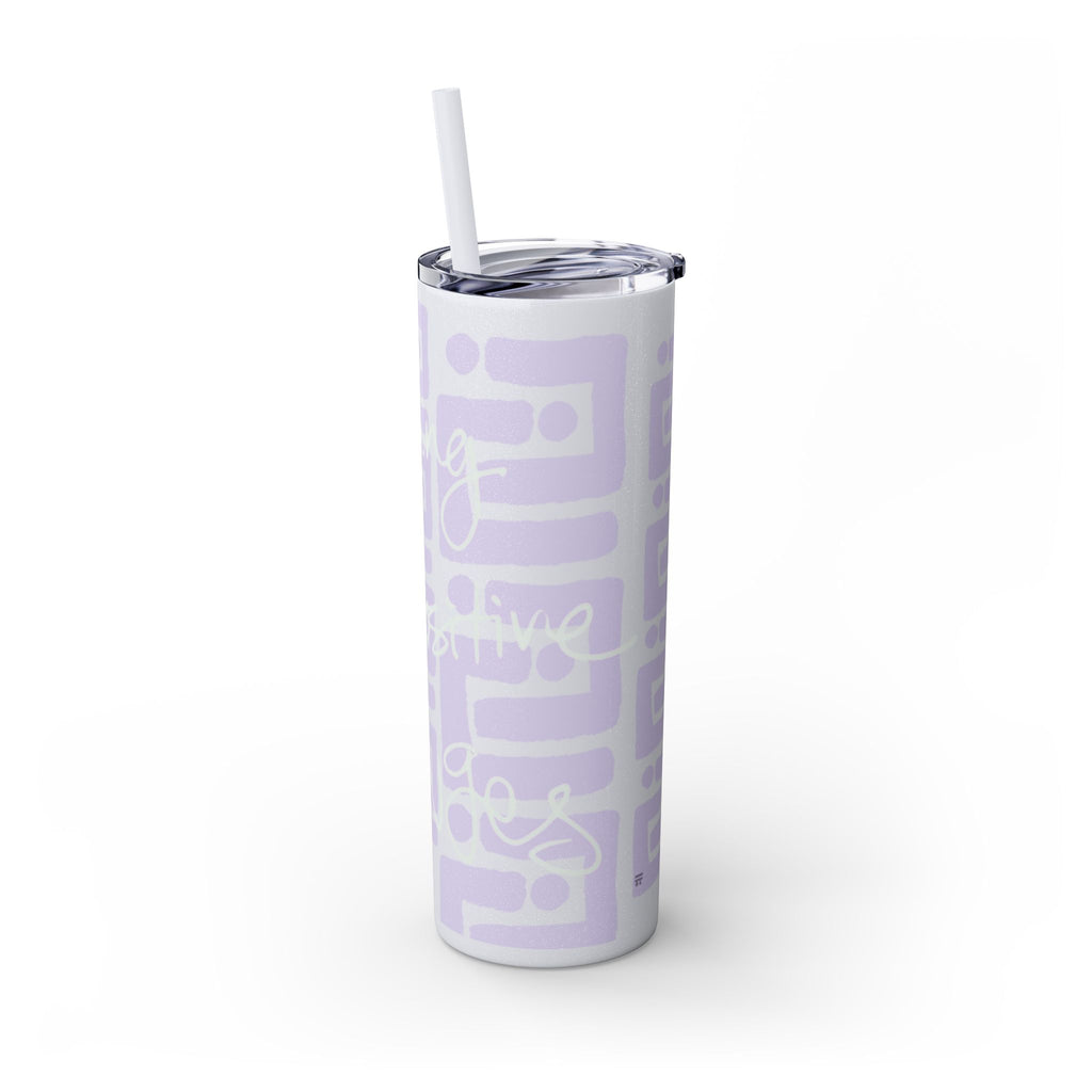 Skinny Tumbler with Straw — Making Positive Changes