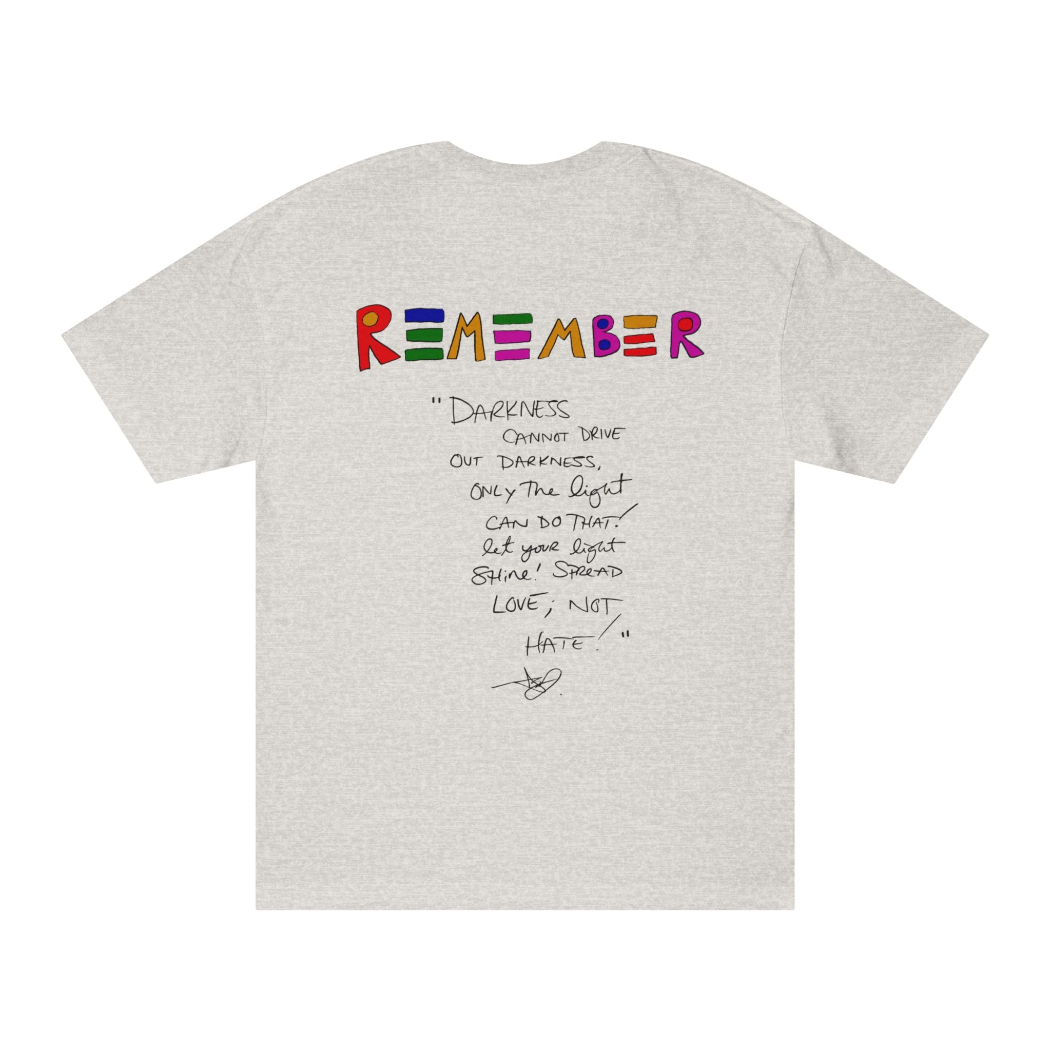 Spread Love Daily Positive Message Tee, Casual Everyday Apparel