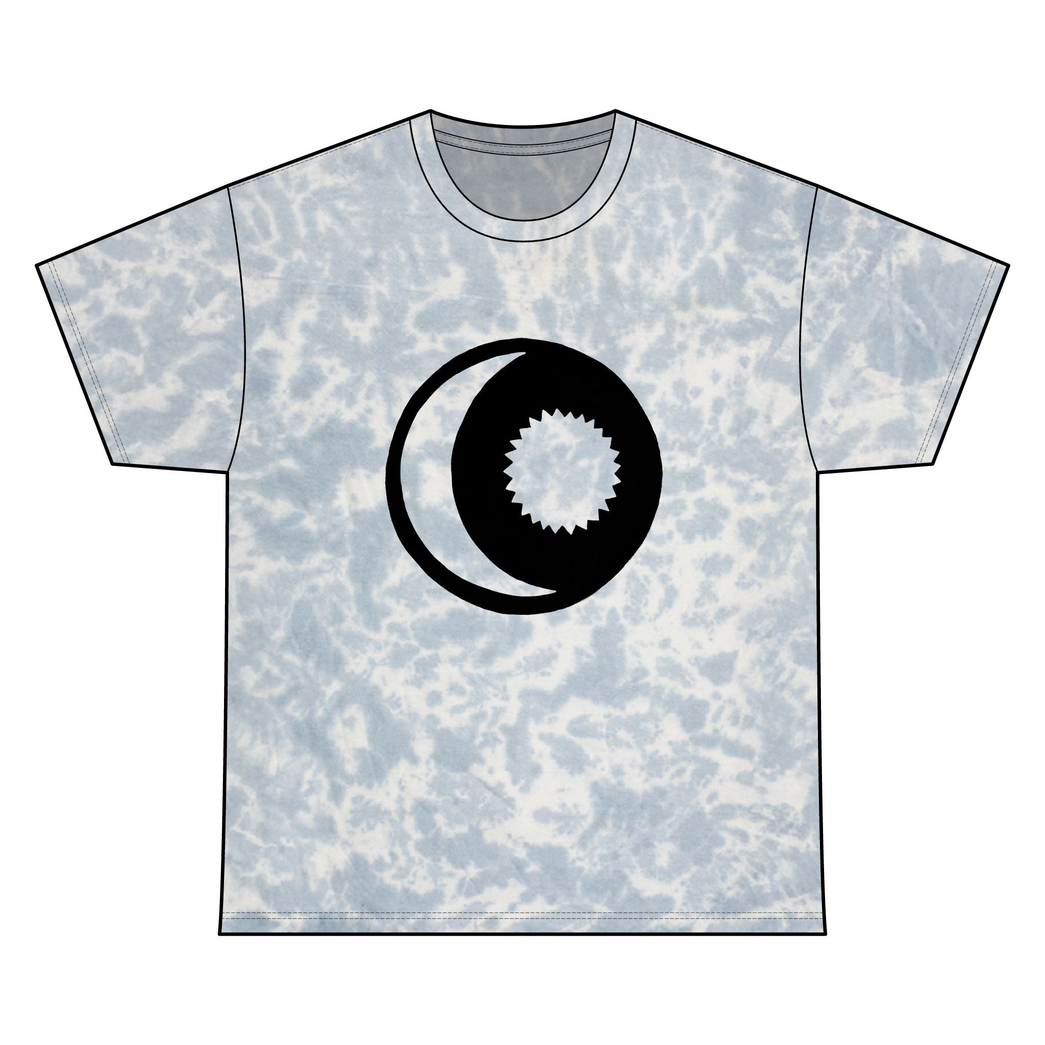 Sun & Moon Spiral Tie-Dye Tee