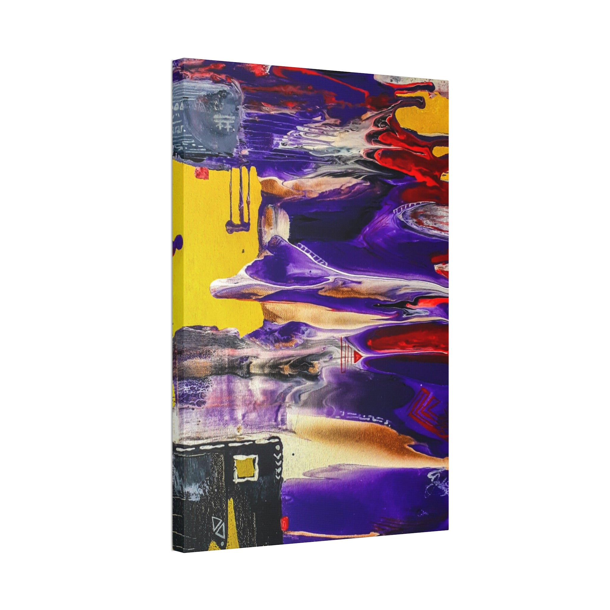 Vibrant Tribal Abstract Canvas Art Wall Décor