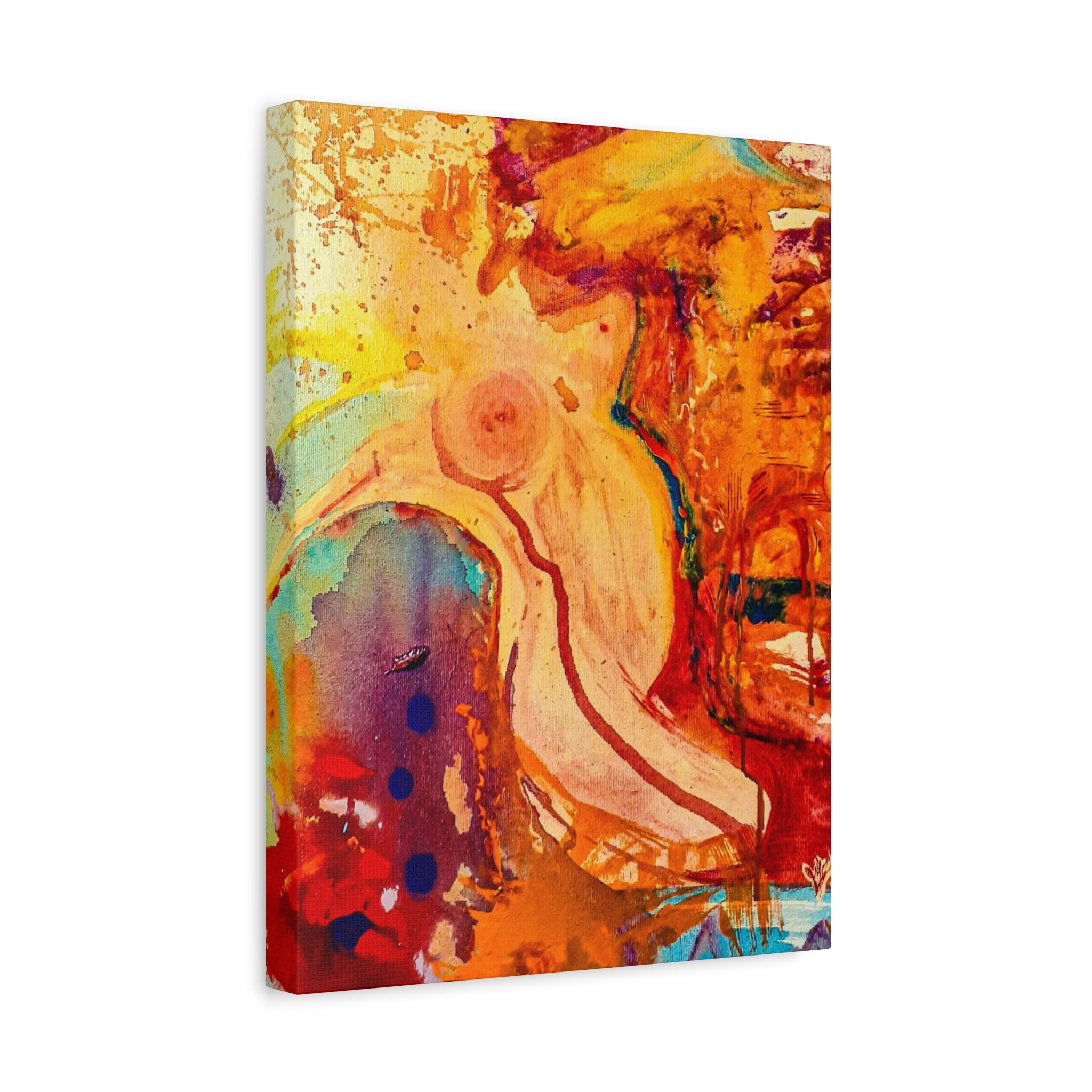"WWW" Contemporary Abstract Nude Gesture Wall Art