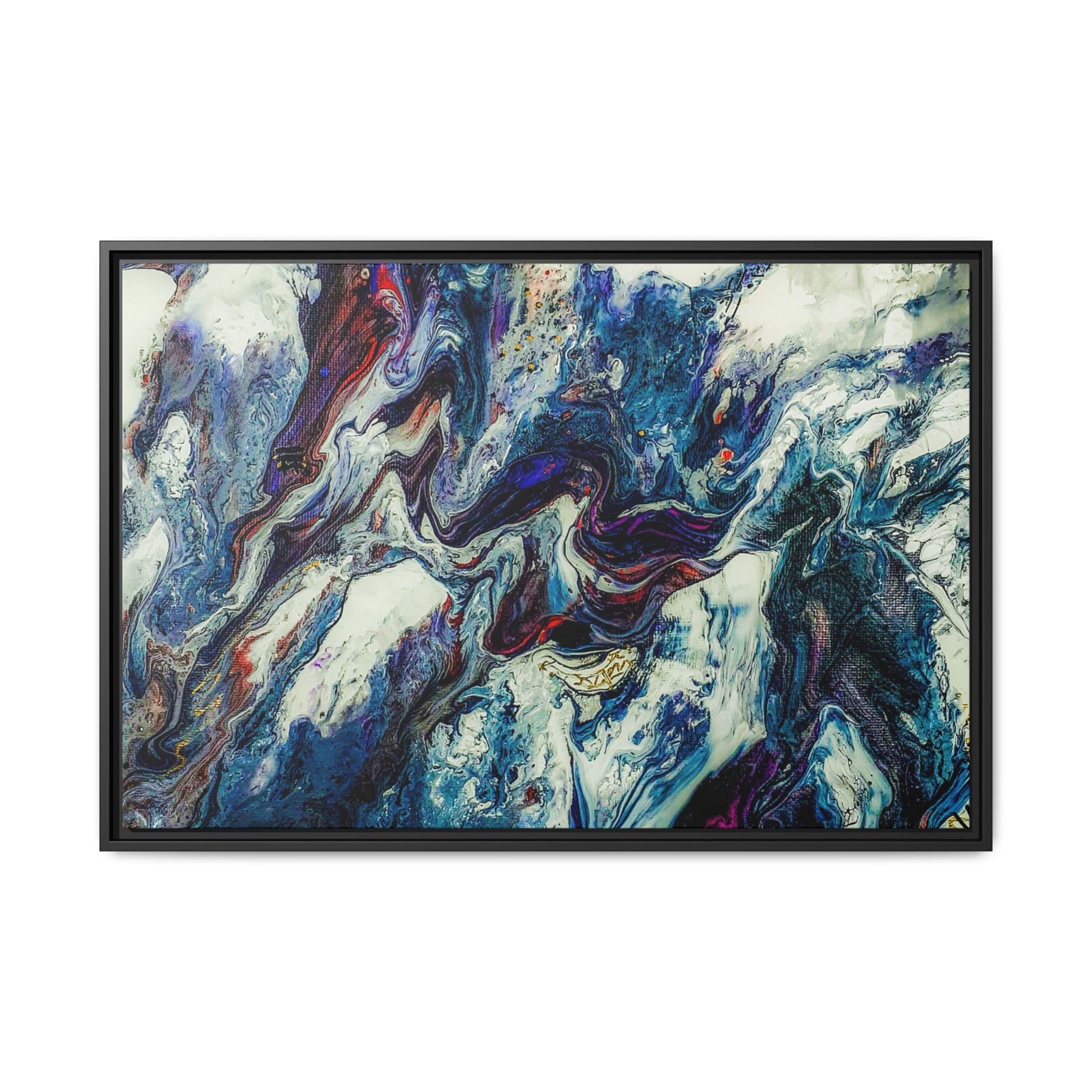Contemporary Abstract Framed Wall Art Decor