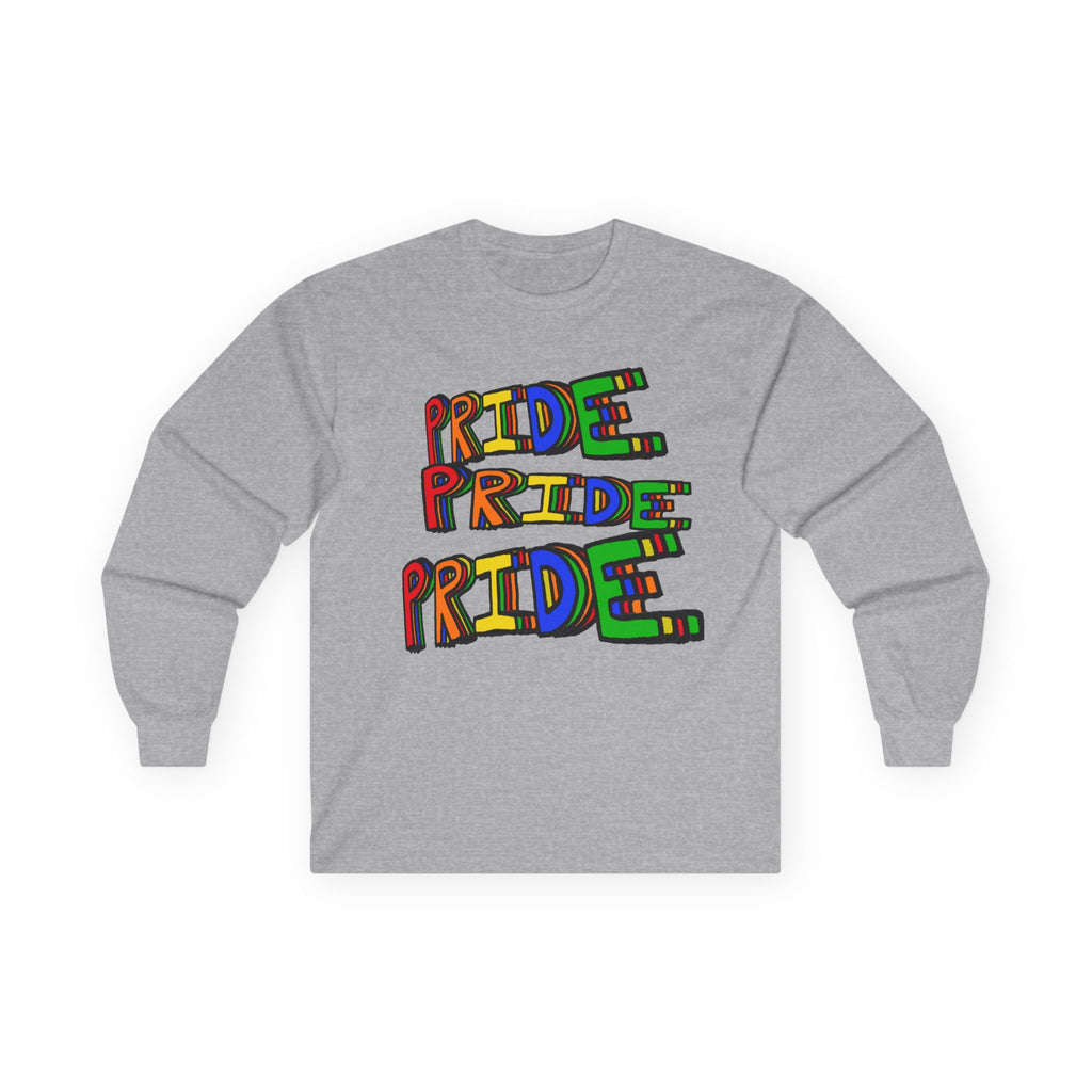 Pride Rainbow Graphic Long Sleeve Tee