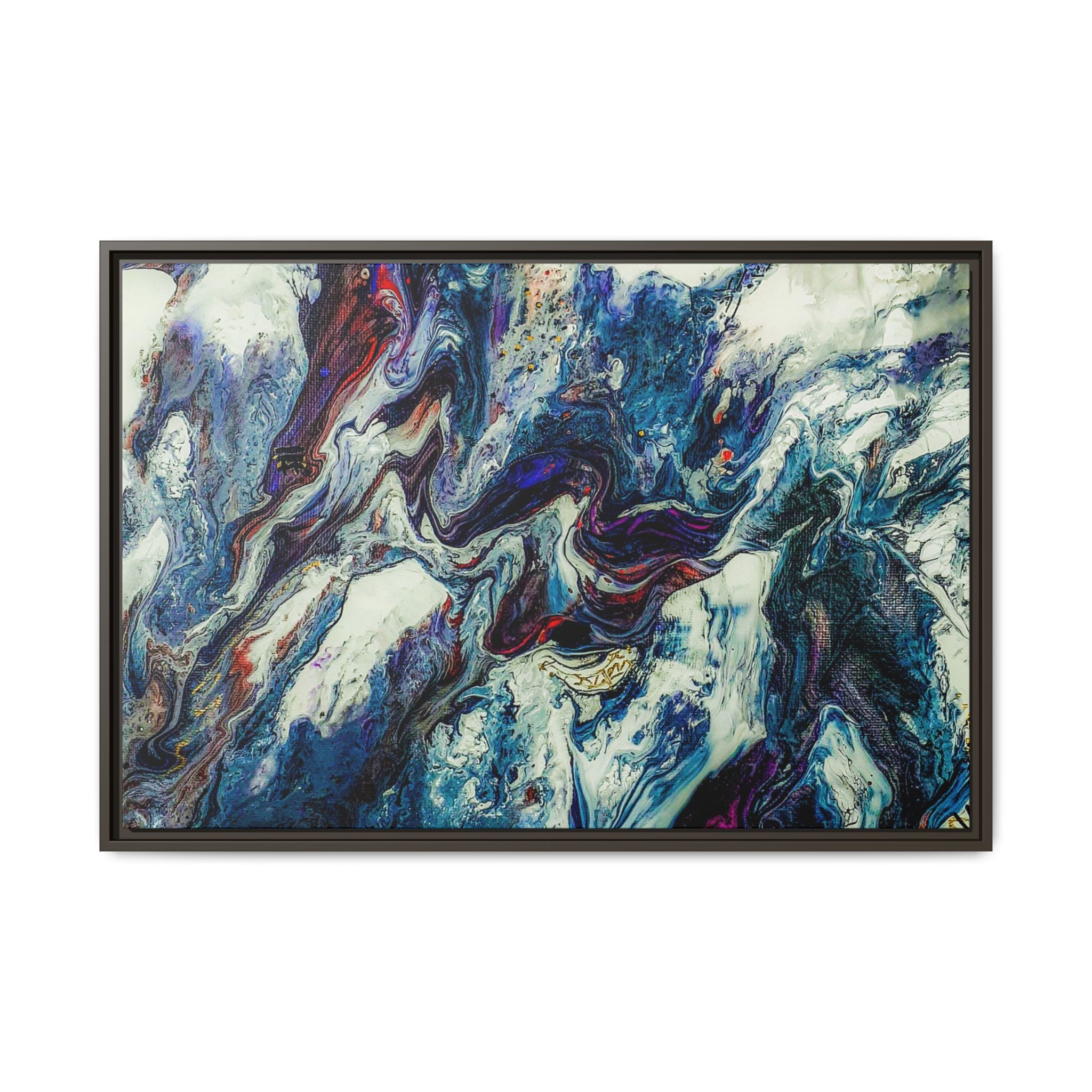 Contemporary Abstract Framed Wall Art Decor