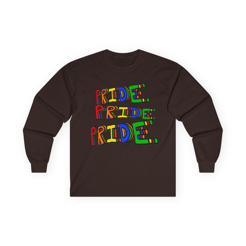 Pride Rainbow Graphic Long Sleeve Tee