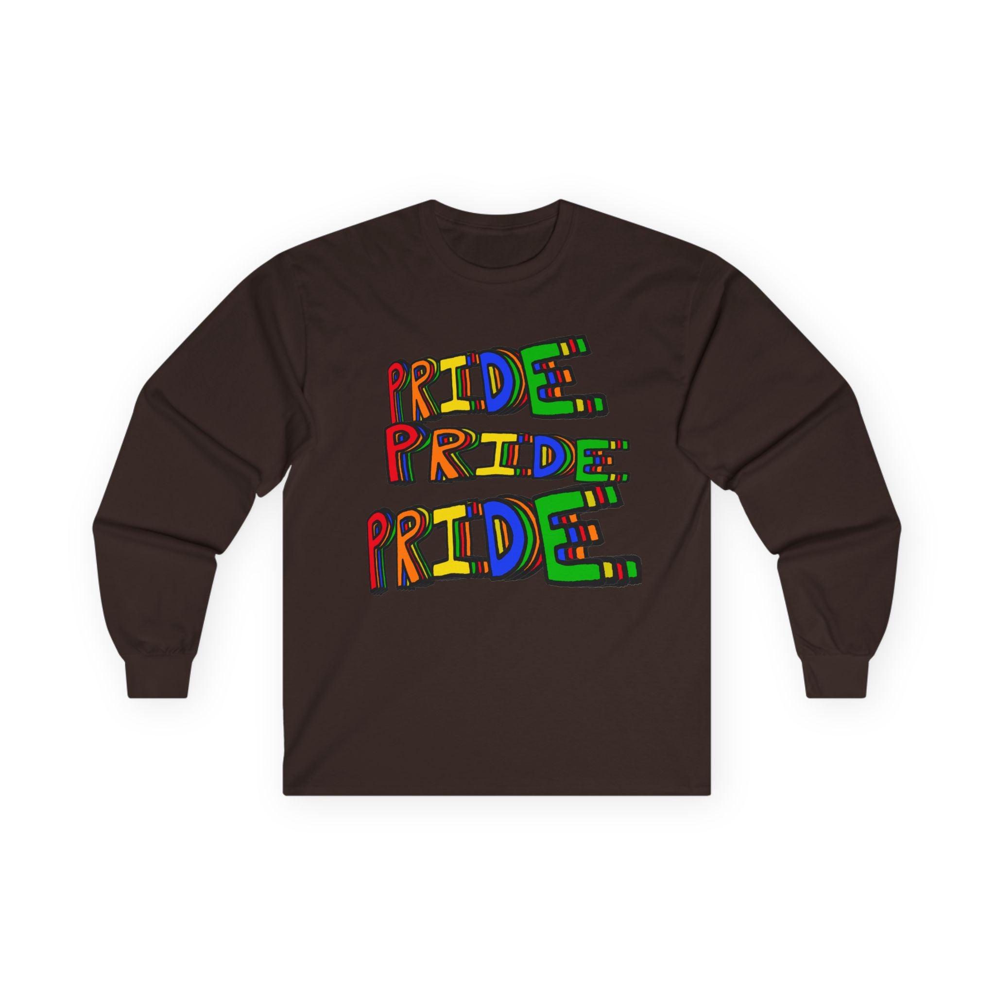 Pride Rainbow Graphic Long Sleeve Tee