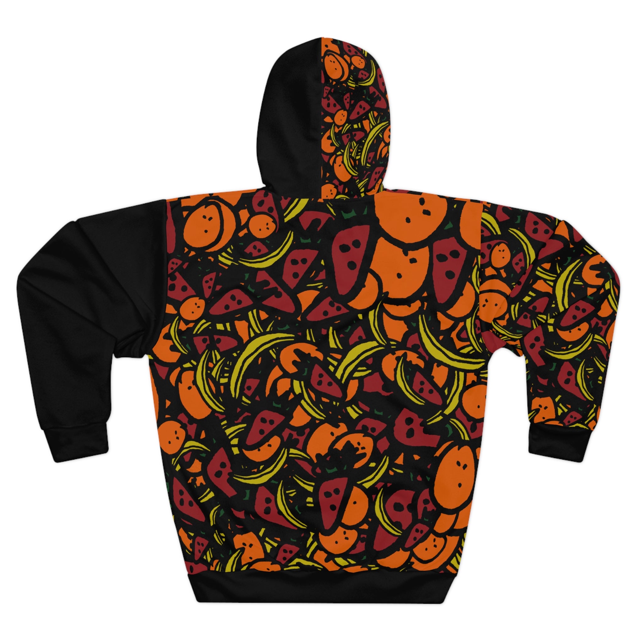 Strawnana Orange Fruit Over-sized Pullover Hoodie
