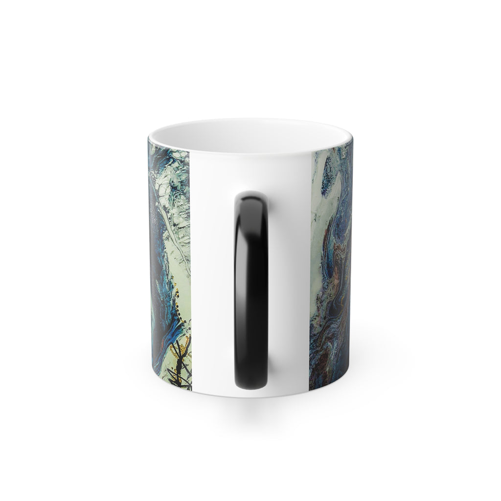 Color Changing Contemporary Abstract Coffee Mug