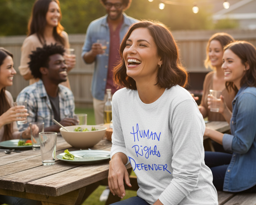 Human Rights Defender Long Sleeve Tee