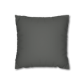 Atomic Grey Luxury Faux Suede Pillowcase front