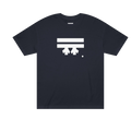 Black t-shirt with a white Freebrd logo 
