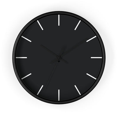Black Carbon Fiber Wall Clock