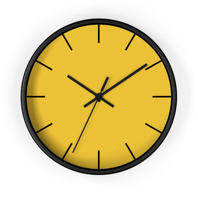 Champ Yellow Modern Wall Clock