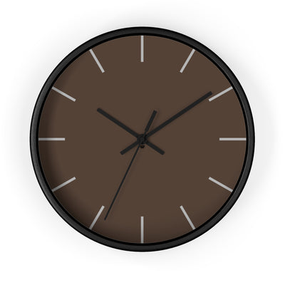 Country Brown Modern Wall Clock