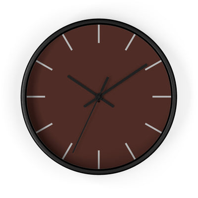 Saddle Brown Wall Clock