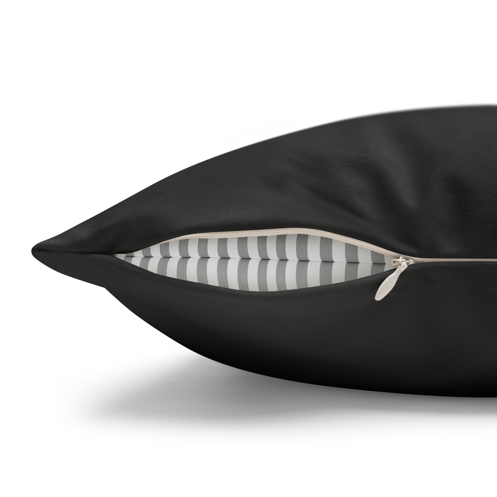 Carbon Fiber Luxury Faux Suede Square Pillowcase Zipper