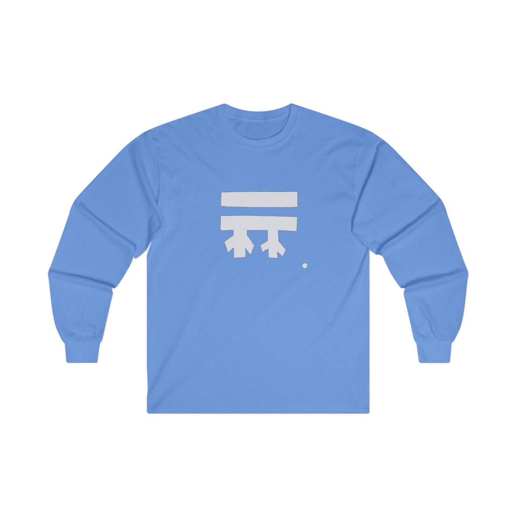 Carolina Blue long-sleeve shirt with a white Freebrd logo 